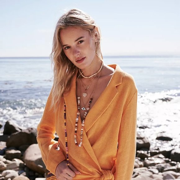 FREE PEOPLE Lead On Blazer Romper - Picture 3 of 7